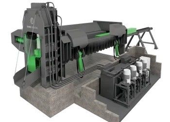 Cortador de escombros de metal de alta productividad para el corte de barras de acero en el diseño de barandillas de trabajo pesado