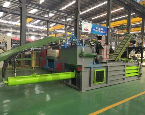 Papel de desecho y ropa vieja Máquina de empapelado hidráulica con compresión de cartón de bebidas