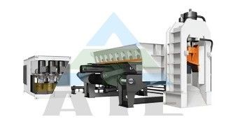 Máquina de corte de hierro de corte de cortina de barandillas de metales pesados con 76 kW de potencia y 400T de fuerza de corte