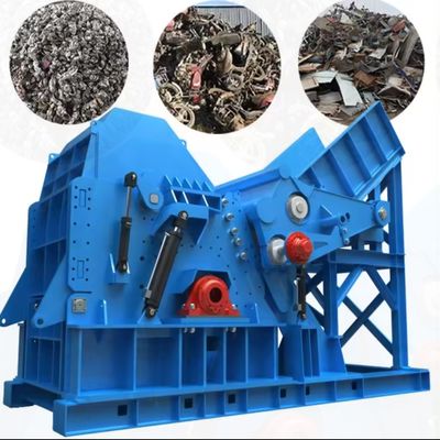 Máquina de trituración de metales para el reciclado de chatarra de metal en material de acero inoxidable