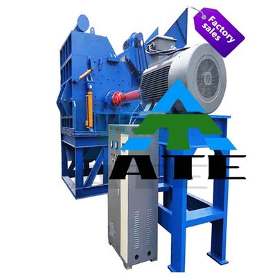 Procesamiento del cuerpo de la tarjeta 55kW Power Car Crushing Copper Aluminium Can Crusher Molino de martillo
