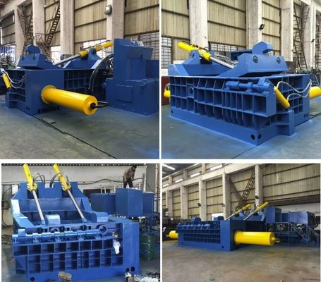 30kW Máquinas de embalaje de desechos de metal, acero, cobre y chatarra para reciclaje y fundición
