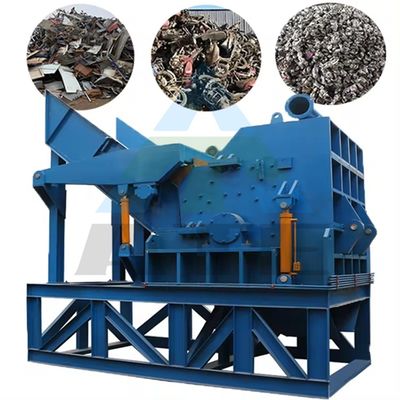 Maquinaria de trituración de desechos de hierro de aluminio, latón y acero de alta productividad
