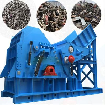 Solución de reciclaje de residuos Función trituradora de residuos de plástico para chatarra de metal trituradora