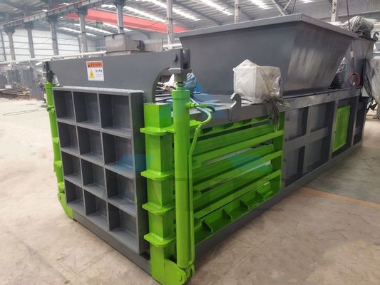 Balerías hidráulicas horizontales para chatarra de metal, ropa, latas de aluminio y embalaje de papel
