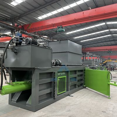 Balerías hidráulicas horizontales para chatarra de metal, ropa, latas de aluminio y embalaje de papel