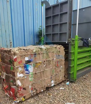 Balerías hidráulicas horizontales para chatarra de metal, ropa, latas de aluminio y embalaje de papel