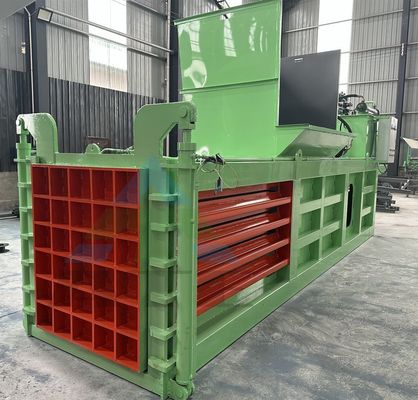 Balerías hidráulicas horizontales para chatarra de metal, ropa, latas de aluminio y embalaje de papel