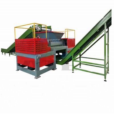 Maquinaria para el tratamiento de residuos industriales de madera, metales y plásticos