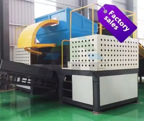 Maquinaria para el tratamiento de residuos industriales de madera, metales y plásticos