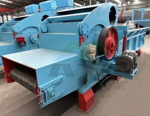 Máquina de trituración de madera hidráulica de alta velocidad de trabajo pesado