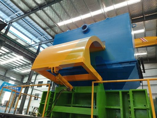 Triturador de plástico de desechos para chatarra de metal ABS Concha exterior PP Cesta de balde neumático de goma de reutilización