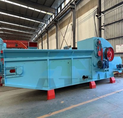 Máquina de trituración de madera hidráulica de alta velocidad de trabajo pesado