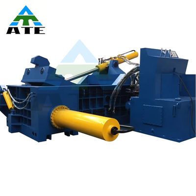 Sistema hidráulico de briketado automático de astillas metálicas para el tipo de alfiler de hierro horizontal