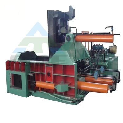 Sistema hidráulico de briketado automático de astillas metálicas para el tipo de alfiler de hierro horizontal