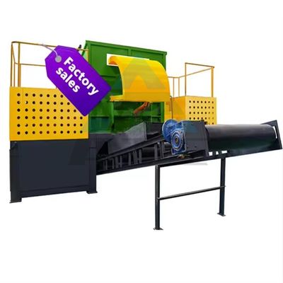 Trituradora automática de doble eje para reciclar neumáticos de automóviles y películas de papel residual