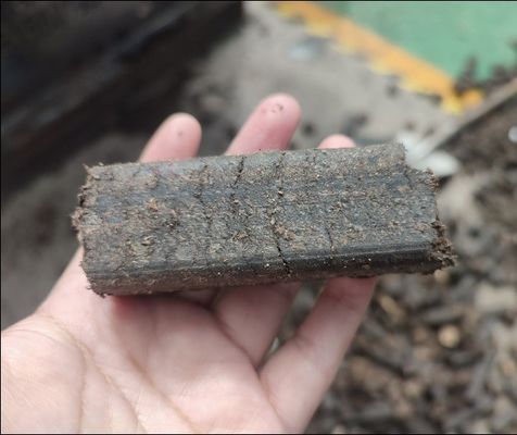 Máquina de fabricación de briquetas de hierba de aserradura para algodón plástico RDF rechazo derivado de combustible cubo