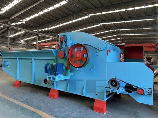 Máquina de trituración de árboles de madera de trabajo pesado CE Trituradora de hojas de madera con capacidad de 2-3 t/h