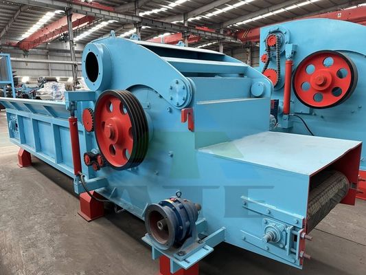 Máquina de trituración de árboles de madera de trabajo pesado CE Trituradora de hojas de madera con capacidad de 2-3 t/h