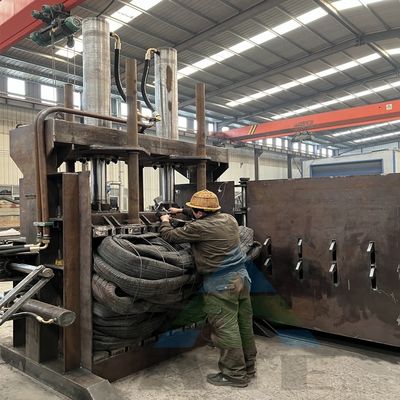 Prensa hidráulica vertical de embalaje para desechos de botellas de plástico para mascotas neumáticos y desechos de papel