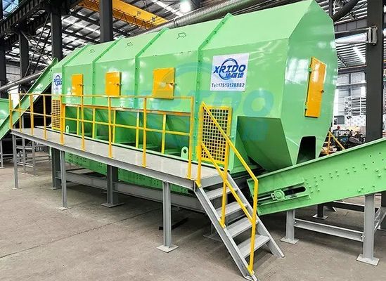 Rechazar colector Máquina de segregación automática de residuos domésticos máquina de detección de tambor