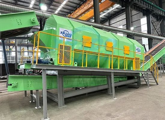 Máquina de filtrado de tambor para el sistema automático de clasificación de sólidos dentro de una planta de clasificación de residuos