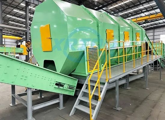 Máquina de filtrado de tambor para el sistema automático de clasificación de sólidos dentro de una planta de clasificación de residuos