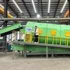 Máquina de filtrado de tambor para el sistema automático de clasificación de sólidos dentro de una planta de clasificación de residuos