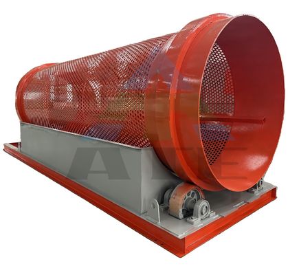 2000 kg Recolector de residuos Tambor rotativo Lavadora de pantallas máquina Equipo de filtrado de arena