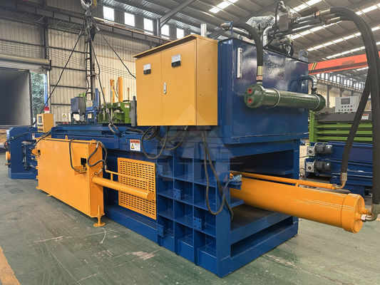 Minería de la Energía Baler automático horizontal para reciclar botellas de plástico caja de chatarra de acero