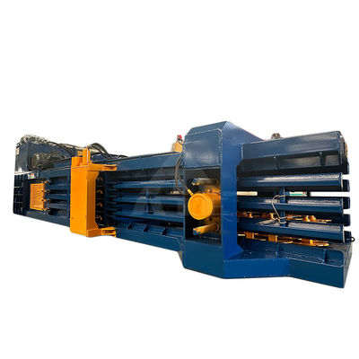 Máquina de embalaje horizontal ventajosa para residuos de basura latas de plástico botellas cartones