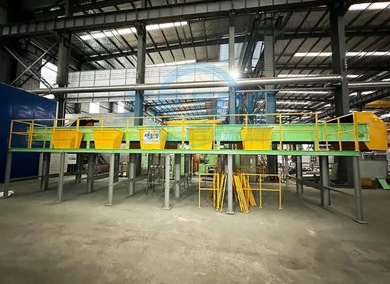 Equipo de línea municipal de clasificación de residuos sólidos con una tasa de rotura de bolsas del 60-90% y un peso de 2000 kg