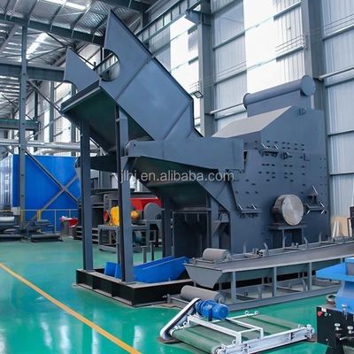 Máquina de reciclaje de residuos de metal de gran resistencia conchas de automóviles y chatarra de acero trituradora