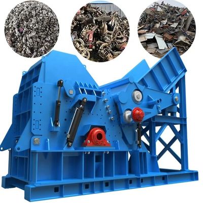 Máquina de reciclaje de residuos de metal de gran resistencia conchas de automóviles y chatarra de acero trituradora