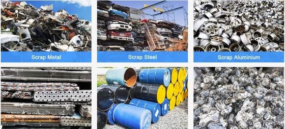 Tamaño de alimentación personalizado triturador automático de metales para reciclar chatarra de automóviles y bicicletas