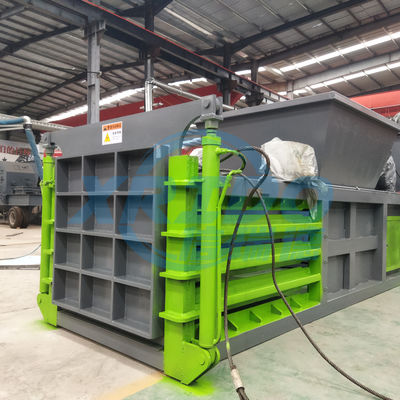 Recuperación de residuos Baler Prensa horizontal para plástico de metal y bolsas de papel embalaje