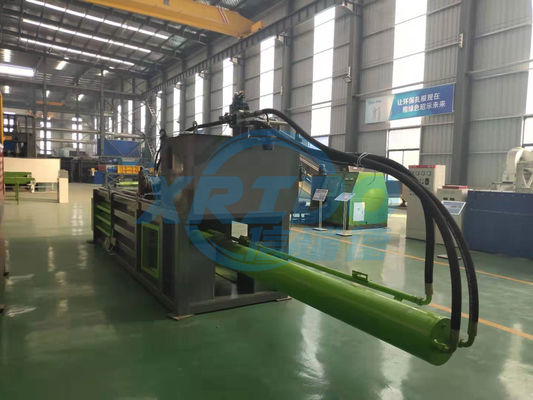 Recuperación de residuos Baler Prensa horizontal para plástico de metal y bolsas de papel embalaje