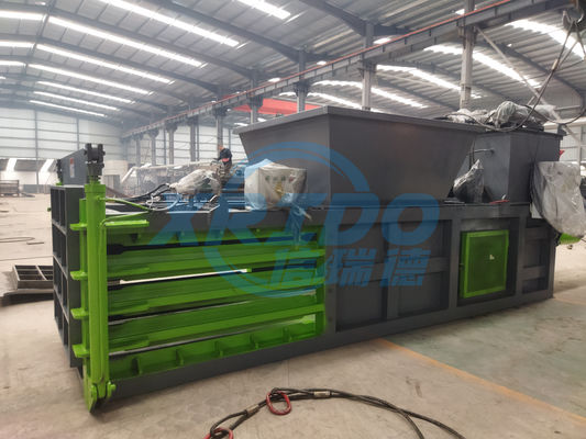 Recuperación de residuos Baler Prensa horizontal para plástico de metal y bolsas de papel embalaje
