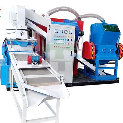 Máquina de reciclaje de alambre de cobre de 300-500 kg/h de capacidad para líneas de circuitos de bicicletas