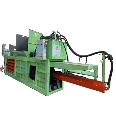 Máquina de embalaje automática con accionamiento hidráulico para el suministro de residuos de cartón, plástico y metales