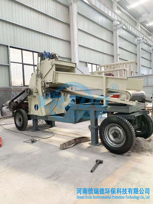 Tiendas de materiales de construcción Máquina trituradora de doble eje para triturar y moler madera