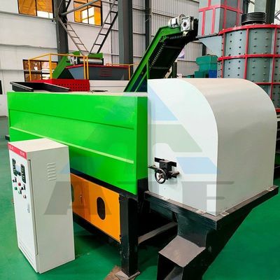 Máquina de clasificación de residuos de reciclaje con separación automática magnética y de corriente de redondo