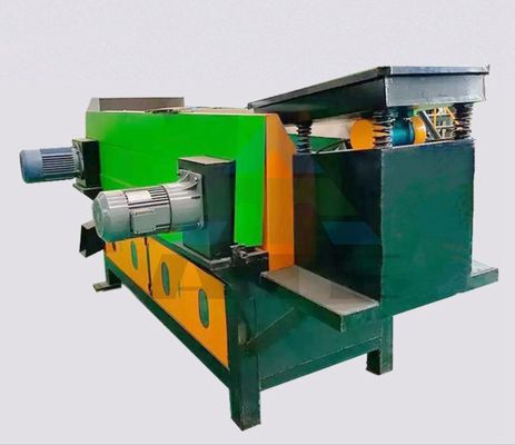 Máquina de clasificación de residuos de reciclaje con separación automática magnética y de corriente de redondo