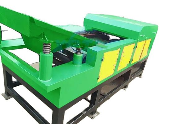 Separador magnético de desechos metálicos no ferrosos para explotaciones agrícolas Máquina de clasificación de residuos de reciclaje