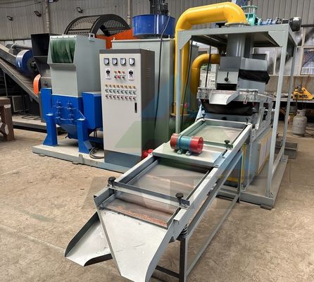 Máquina de separación de alambre de cobre de chatarra para granulador de cable de cobre de tamaño de alimentación personalizado