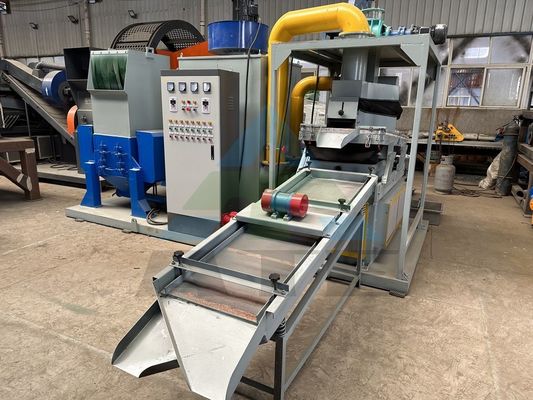 Máquina de separación de alambre de cobre de chatarra para granulador de cable de cobre de tamaño de alimentación personalizado