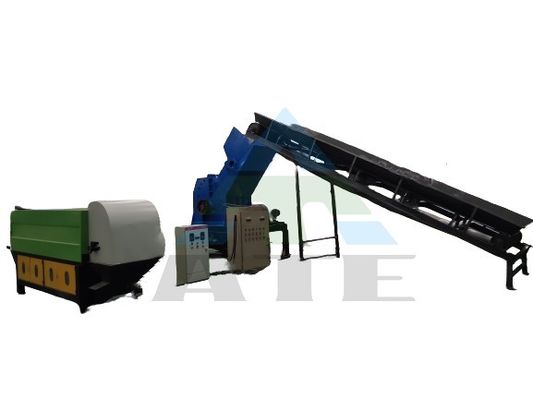 Trituradora de metales de molino de martillo totalmente automática para el procesamiento y reciclaje de chatarra de aluminio