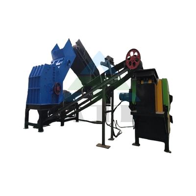 Trituradora de metales de molino de martillo totalmente automática para el procesamiento y reciclaje de chatarra de aluminio