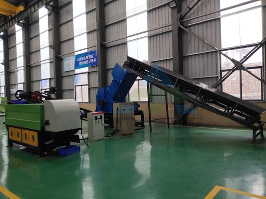 Trituradora de metales de molino de martillo totalmente automática para el procesamiento y reciclaje de chatarra de aluminio
