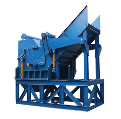 55kW de doble eje neumático de caucho residuos de plástico PVC botellas de PET de metal de caucho de plástico pellets de pared trituradora de máquinas